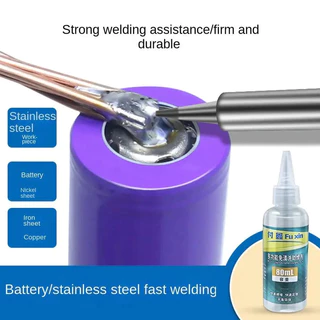 30ml 80ml สแตนเลส Flux แบตเตอรี่ Electrode การประสานอย่างรวดเร็ว Strong Solder Flux การประสาน Flux Liquid