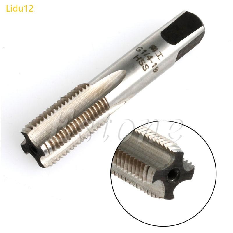 Lidu12 HSS 55° 4 ขลุ่ย G1 4-19 BSP 55 องศา 1 4 ปลั๊กต๊าปเกลียว