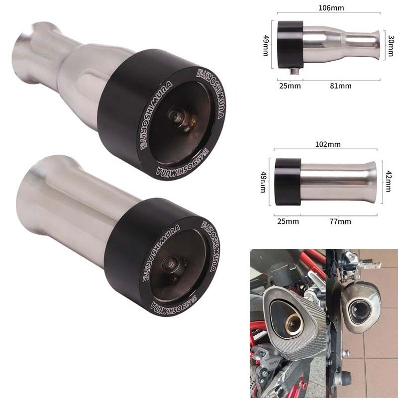 Db Killer Silencer สําหรับ R77 R11 R55 Yoshimura ท่อไอเสียกระป๋องไอเสีย DB Killer Silencer