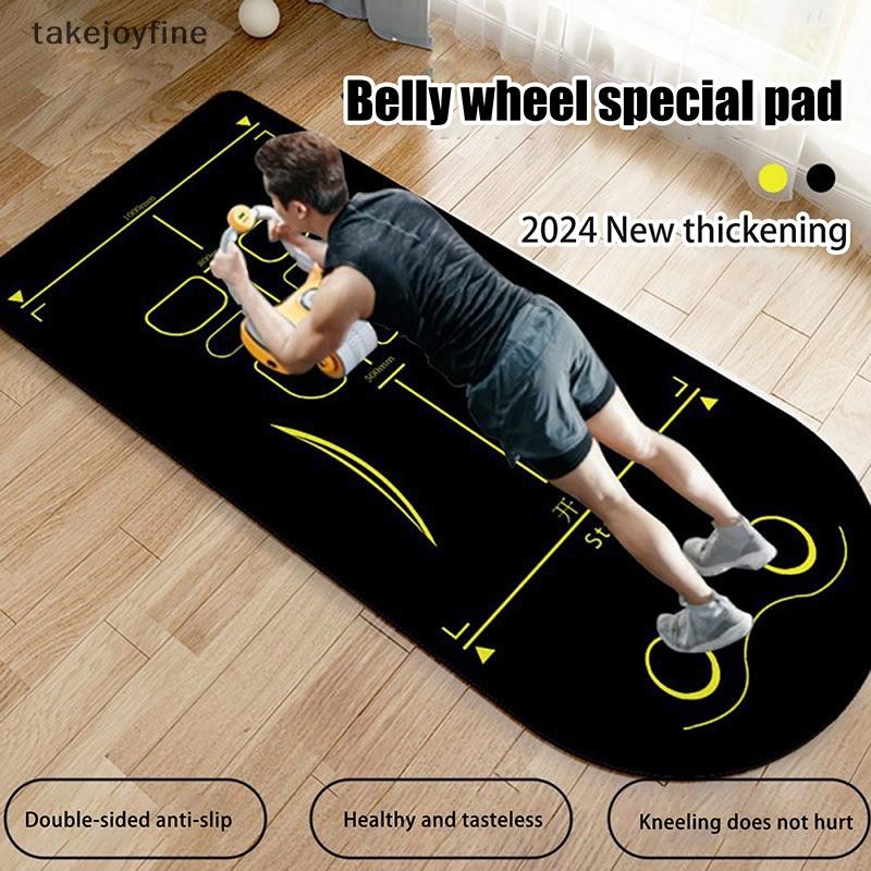 Tfth เสื่อโยคะลื่นโช้คอัพหนา Kneeling Mat แผ่นรองเข่าReusable Gym Matสําหรับผู้หญิงผู้ชายบ้านพิลาทิสชั้นออกกําลังกายVary