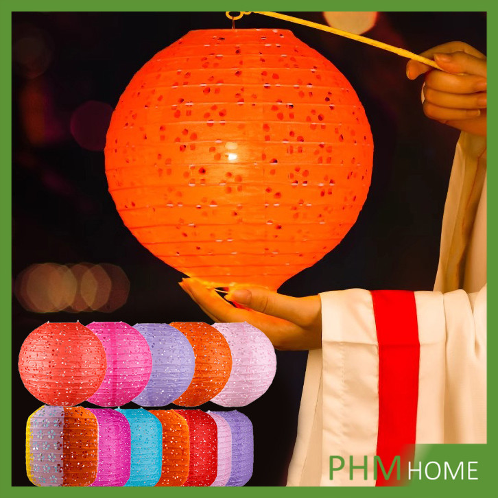 PHM โคมกระดาษมี 2 แบบ โคมตกแต่งเทศกาล โคมจีนพับได้ chinese lantern