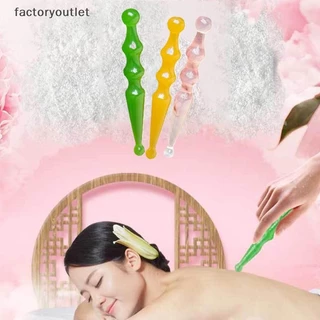 FLTH เรซิ่น Double-Headed Point ปากกา Facial Acupressure Stick Eye และ Face เครื่องมือนวดสําหรับ Skin Care และความงามคู่มือ Vary