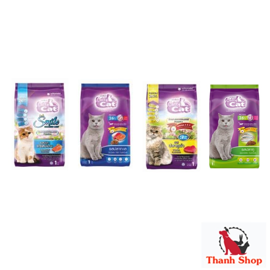 อาหารแมว เม็ด แคตตี้แคต Catty Cat 1 kg.