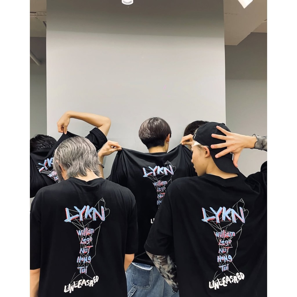 LYKN UNLEASHED CONCERT เสื้อยืดผ้าฝ้ายแฟชั่น