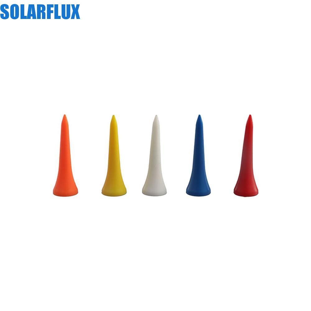 SOLARFLUX Golf Tees 42 มม./54 มม./70 มม./83 มม.50 ชิ้น/ล็อตคุณภาพสูงหลายขนาด Stable Unbreakable ผสมสีทนทานพลาสติกอุปกรณ์กอล์ฟ