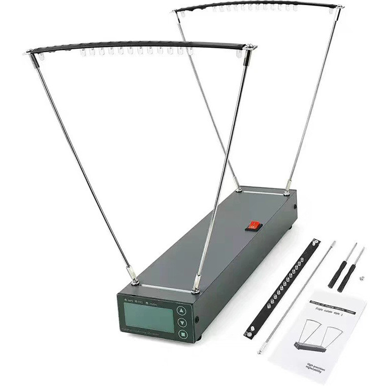 Sky ผ้าม่านประเภท Slingshot การวัดความเร็วระดับมืออาชีพเริ่มต้น Speedometer Bow Arrow Speed Water Slingshot Speedometer กลางแจ้ง