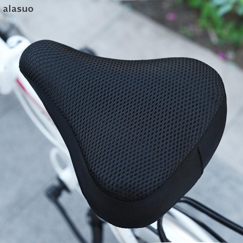 [ala] 3D Cover Soft Bike Seat Covers Cycling Silicone Seat Cushion Cycling Breathable สบาย [ขายร้อน]