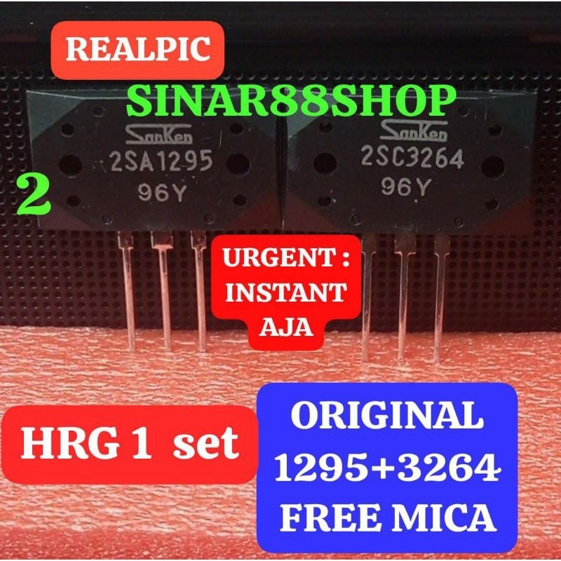MESIN 1 ชุด 2SA1295 2SC3264 2SA 2SC 1295 3264 SA1295 SC3264 SANKEN ทรานซิสเตอร์ TR FINAL POWER AMPLI