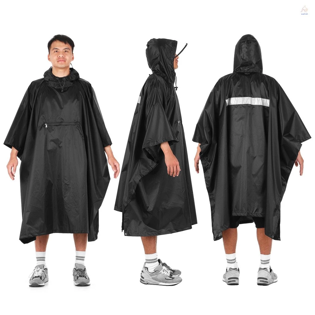 LIXADA เสื้อปอนโชกันฝน สำหรับเดินป่าตั้งแคมป์ thumbnail 8