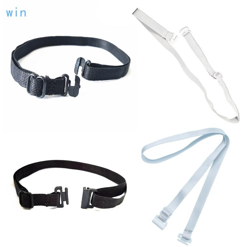 Win 10 ชิ้น Tie เปลี่ยนสายรัดขยายเข็มขัดยางยืดสําหรับยาวเนคไท