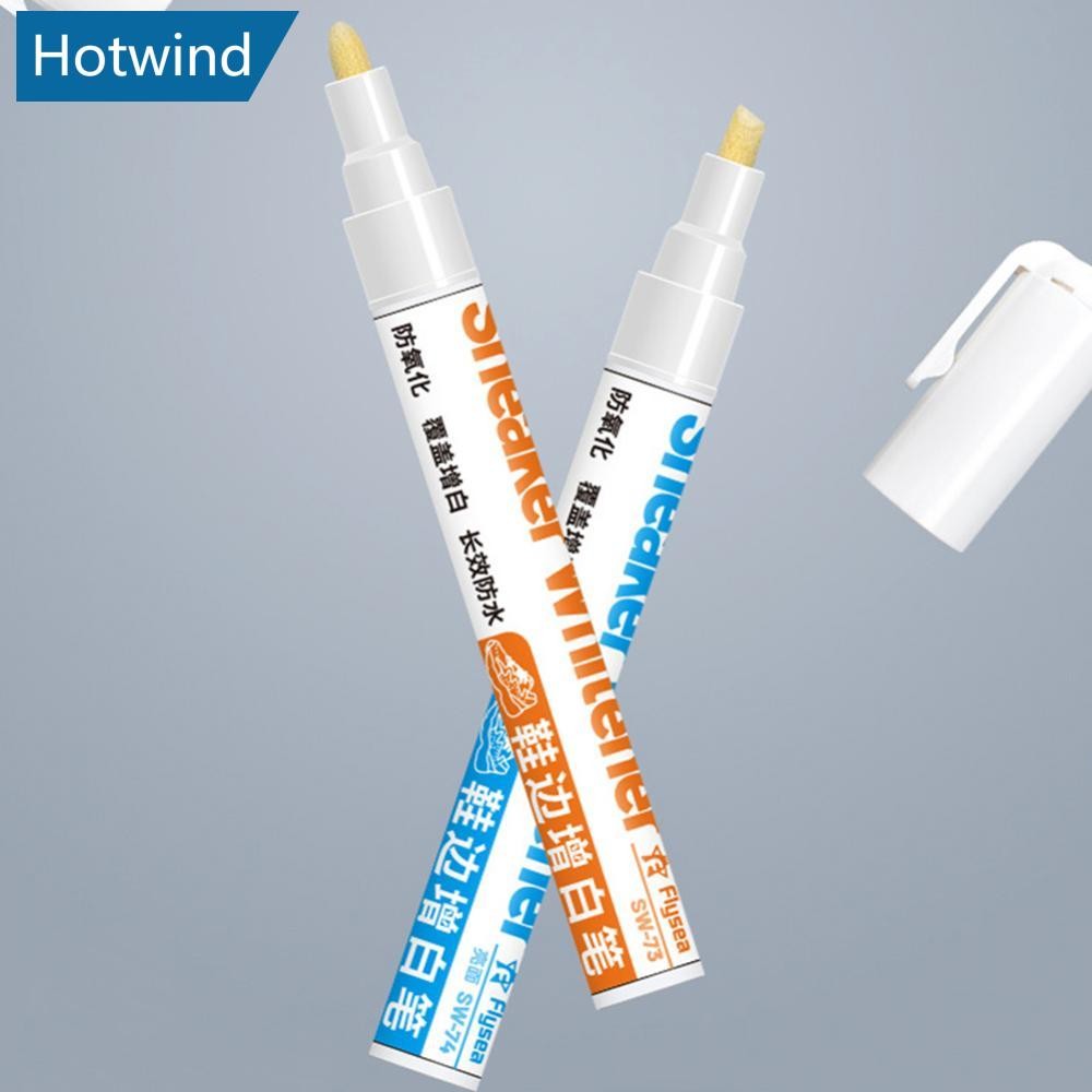 HW รองเท้าคราบกําจัดรองเท้าผ้าใบกันน้ํา Anti-Oxidation ปากกาซ่อมเสริมสีสีขาว Go สีเหลืองรองเท้าไวท์เทนนิ่งทําความสะอาด O9P5