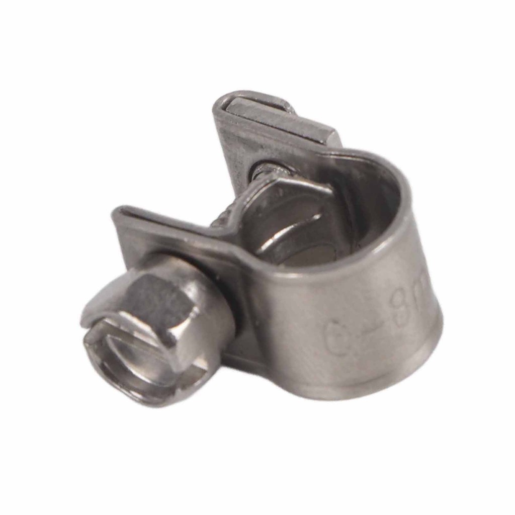 สนุก~ 10ชิ้นสแตนเลสมินิสายน้ํามันเชื้อเพลิงท่อหนีบคลิป6มิลลิเมตร-20มิลลิเมตรตัวเลือกขนาด - รูปที่ 7