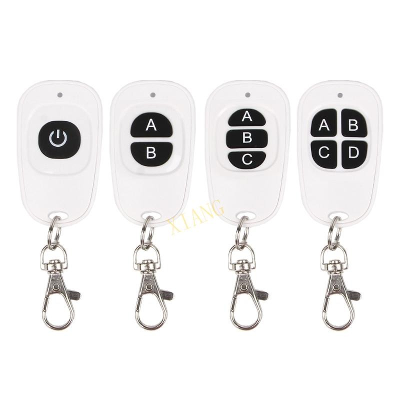 XGB 1-4 ปุ่ม 1 2 3 4 ช่อง RF รีโมทคอนโทรลพร้อม EV1527 รหัส 433 MHz