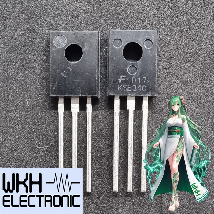 เครื่องมือชิ้นส่วน KSE340 KSE 340 NPN ทรานซิสเตอร์ 300V 0.5A MJE340 MJE 340