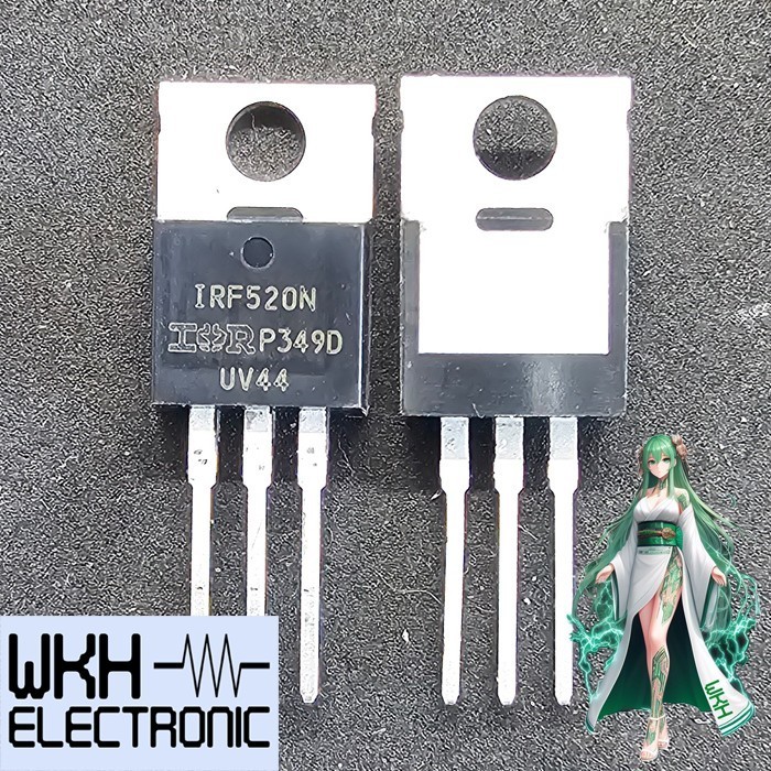 EWR27 ORI IRF520N IRF520 IRF 520 IRF 520 N MOSFET TO220 ทรานซิสเตอร์