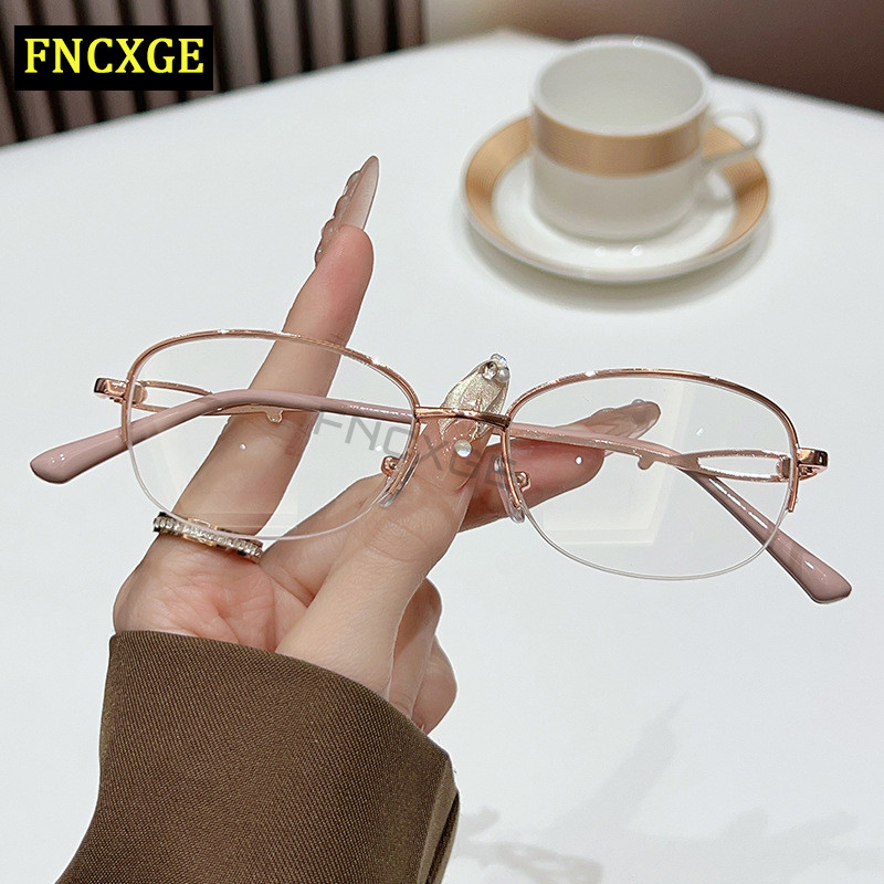 FNCXGE แว่นตาสายตาสั้น 0 ถึง -6.0 แสงสีฟ้าแว่นตาแบนเลนส์เรซินผู้ชายผู้หญิงคอมพิวเตอร์แว่นตาออปติคอล Unisex