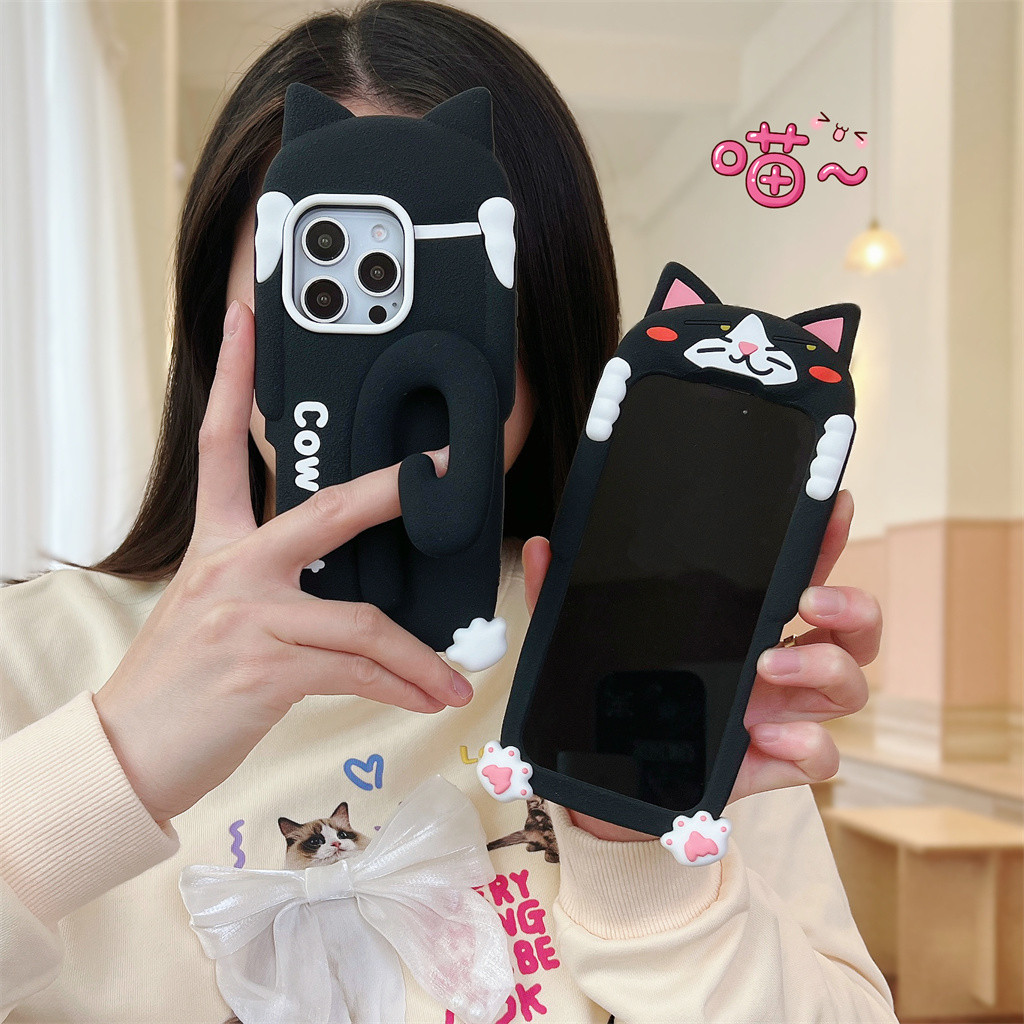 สําหรับIphone Case 16 Pro Max 15 Pro Max 14 Pro Max 13 Pro Max 12 Pro Max 3Dสเตอริโอซิลิโคนนุ่มกรณี