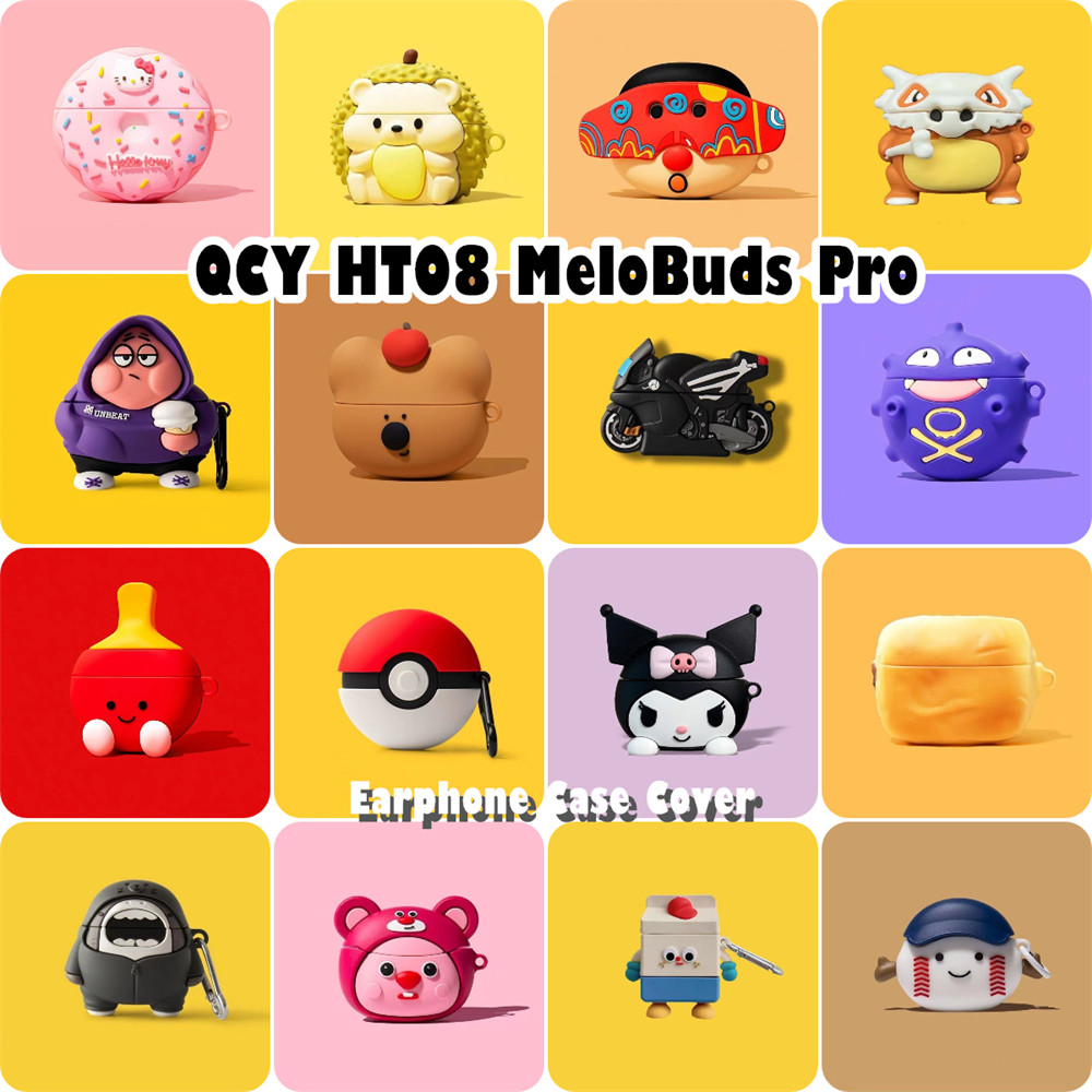 ส่วนลดสําหรับ QCY HT08 MeloBuds Pro Case Casing Soft Silicone Headphone Case Creative Cartoon NO.2
