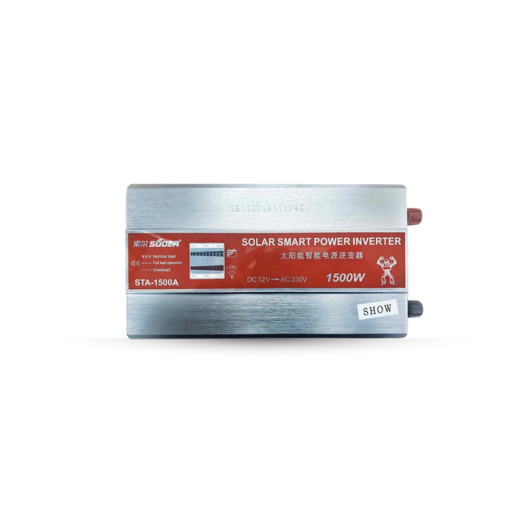 SUOER Modified Sine Wave Inverter STA-1500B (24V / 1500W ) | รับประกันสินค้า 3 เดือน | โมดิฟาย ไซน์ 