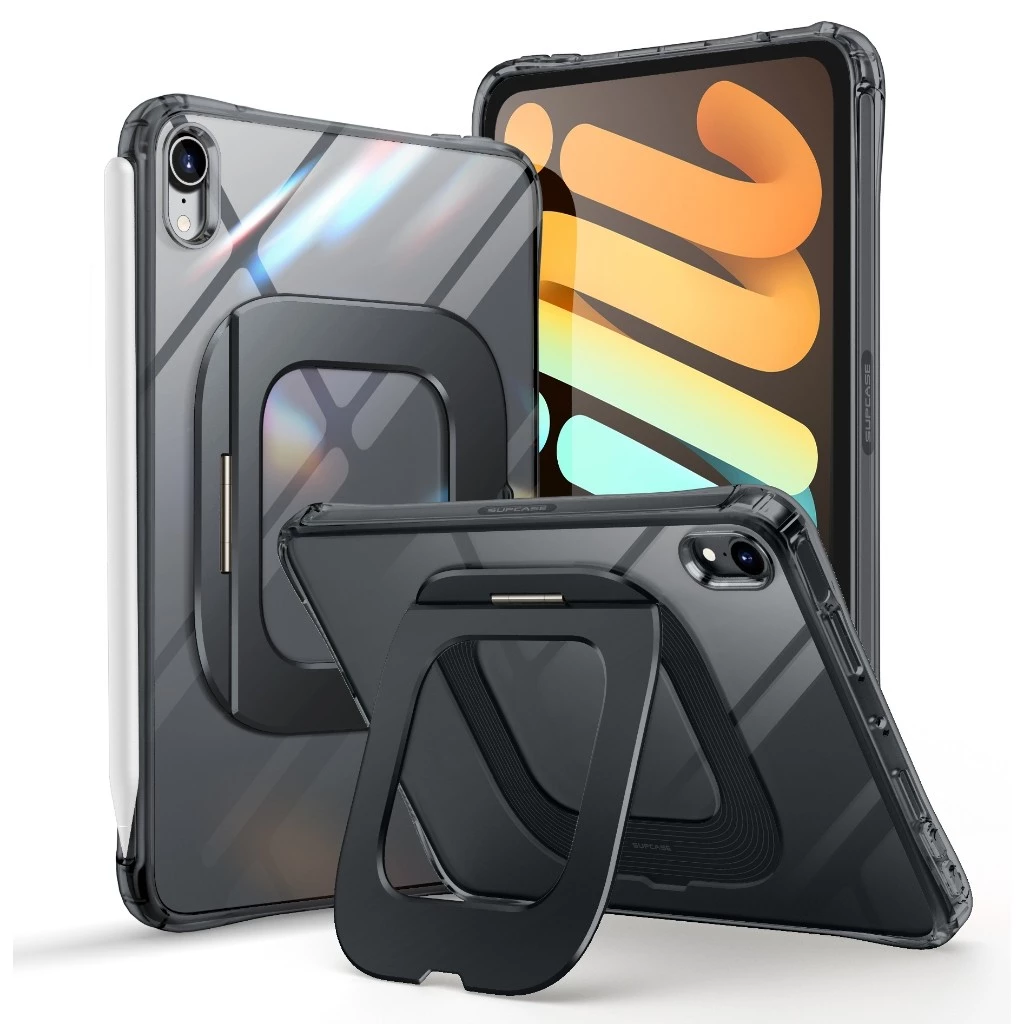 SUPCASE Unicorn Beetle Prism สําหรับ iPad Mini 7 A17 Pro 2024 กรณีขาตั้ง Anti Scratch สนับสนุน Apple ดินสอชาร์จ Slim ป้องกัน Clear สําหรับ iPad Mini 7th/6th 8.3 นิ้ว