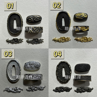 ใหม่โลหะผสมสังกะสีขนาดเล็กมีดอุปกรณ์เสริมมีดซามูไรมือปิดกั้น…