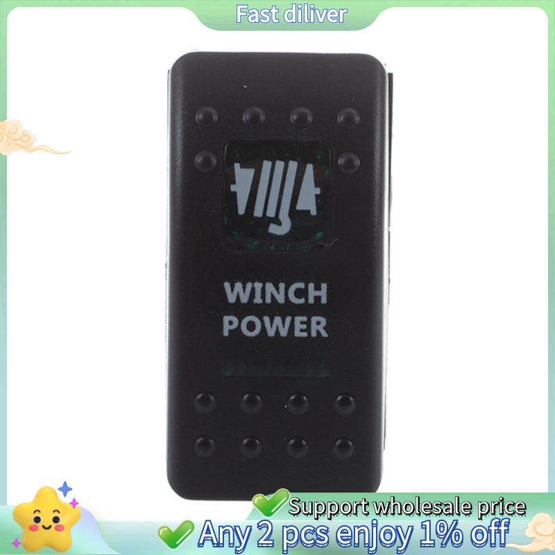 12v CAR MARINE BOAT RV TOGGLE ROCKER SWITCH ไฟ LED BAR WORK FOG REAR ON-OFF Winch Power