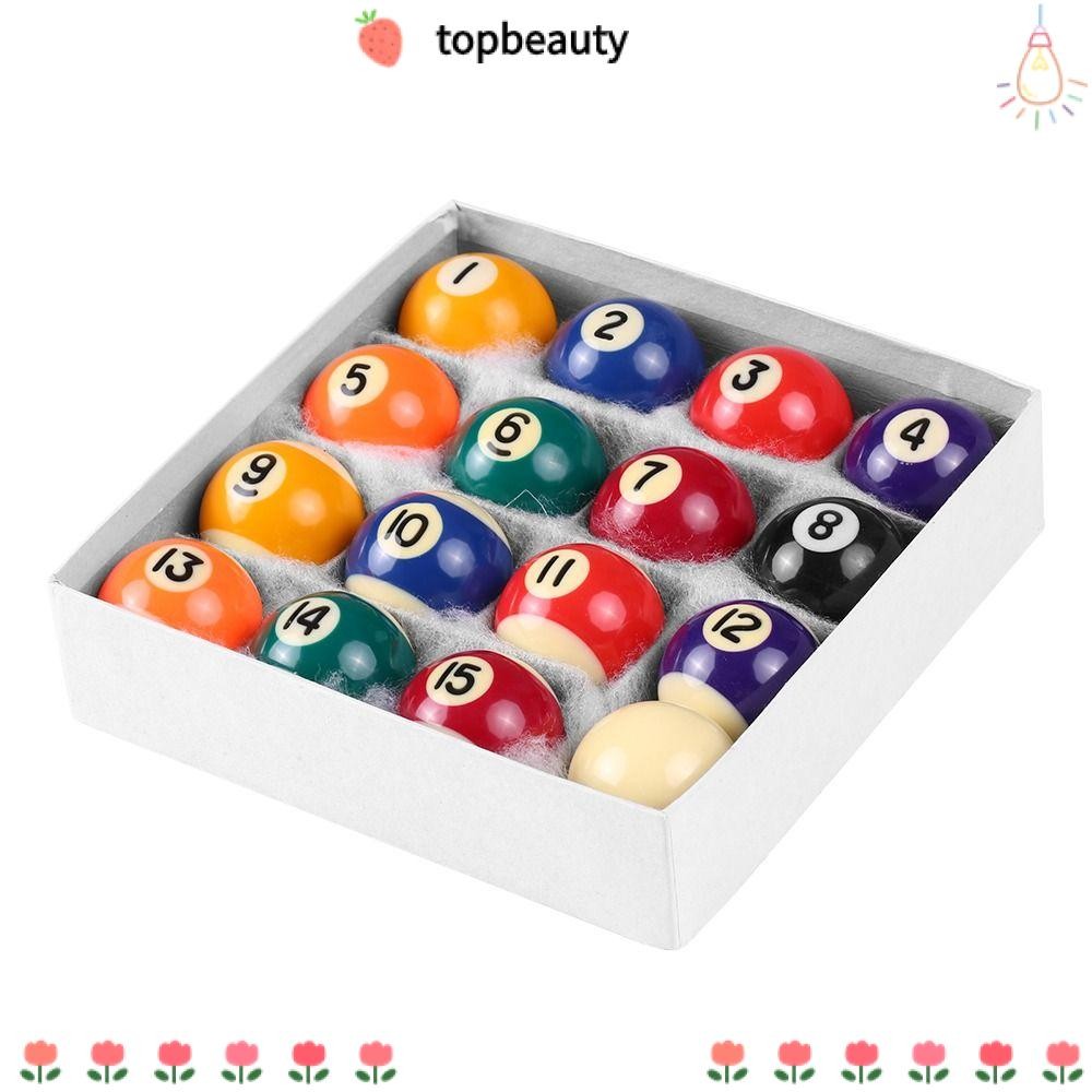 Topbeauty บิลเลียด, อุปกรณ์บิลเลียดเรซิน วิชาเอก, คุณภาพสูงทนต่อการสึกหรอ ทนทาน ป้องกันการตก บิลเลียด อุปกรณ์เสริม อเมริกัน เก้าลูก