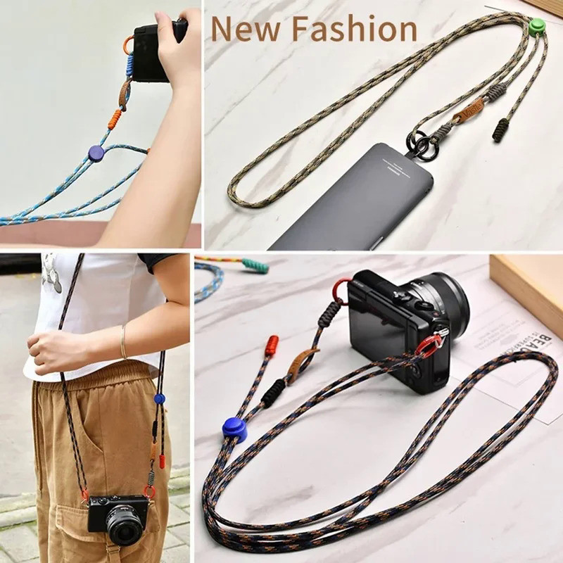Bag phone camera wrist shoulder neck strap universal hand woven decorate accessories for Sony Nikon 