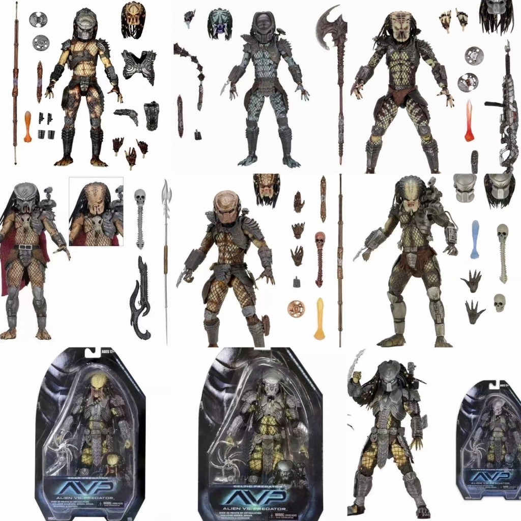 [Spot] Toy Predator Alien Dog AVP Yuanzu Elder Lone Wolf ตุ๊กตาเคลื่อนย้ายได้