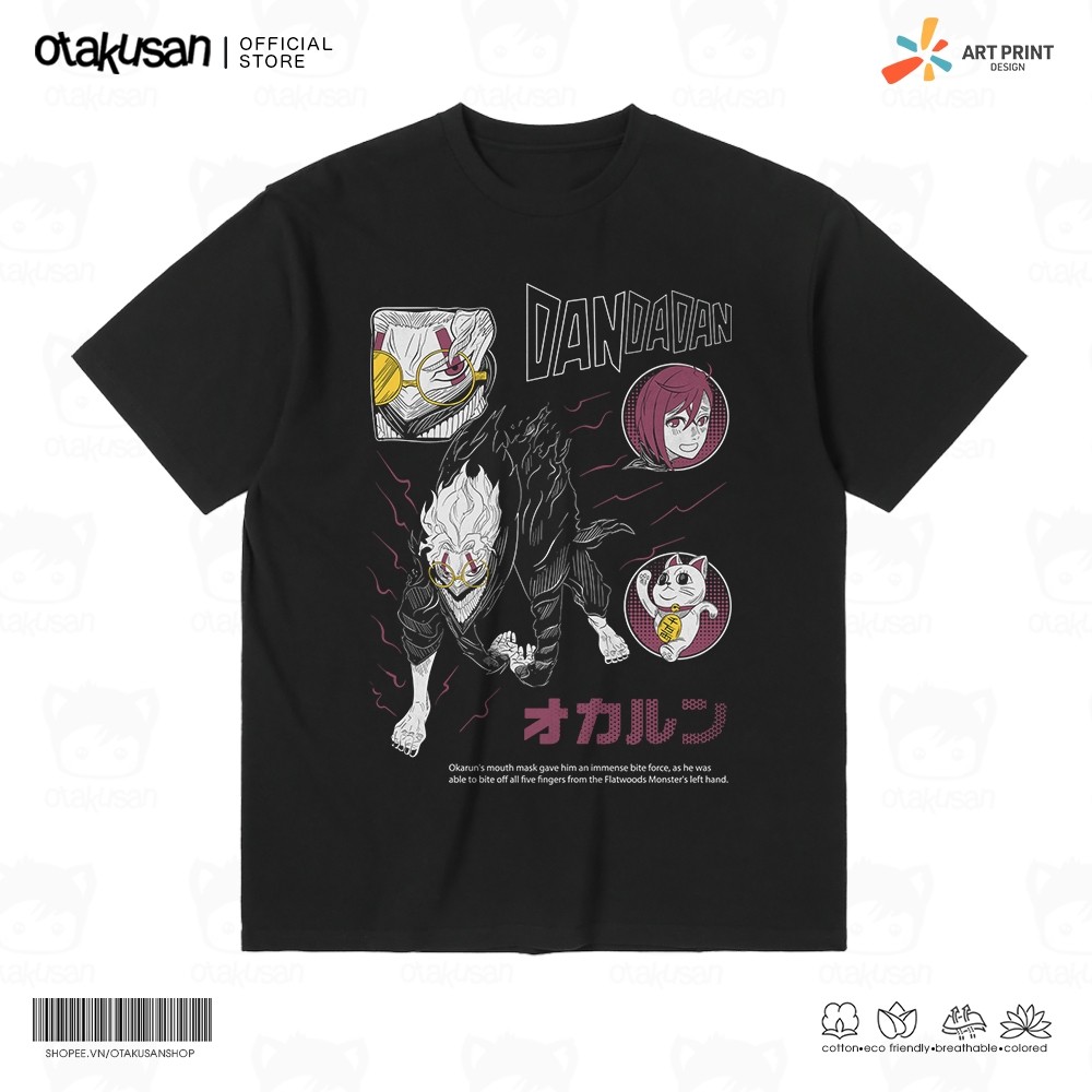 Dandadan Okarun T-shirt เสื้อยืดสั้นทรงหลวมอินเทรนด์อเนกประสงค์สำหรับฤดูร้อนcotton