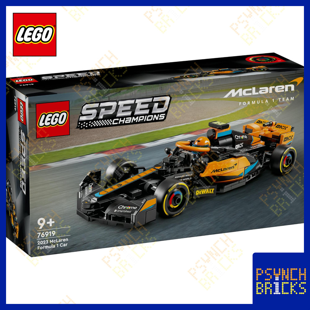 (ของแท้-พร้อมส่ง) LEGO Speed Champions 76919 2023 McLaren Formula 1 Race Car