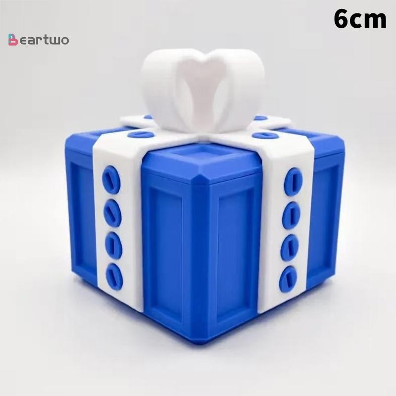 <beartwo> Annoying กล่องของขวัญพร้อมสกรูขนาดใหญ่ Annoying กล่องของขวัญ Prank สกรูกล่อง 3D พิมพ์กล่องของขวัญเงินคอนเทนเนอร์ของขวัญคริสต์มาส - รูปที่ 4