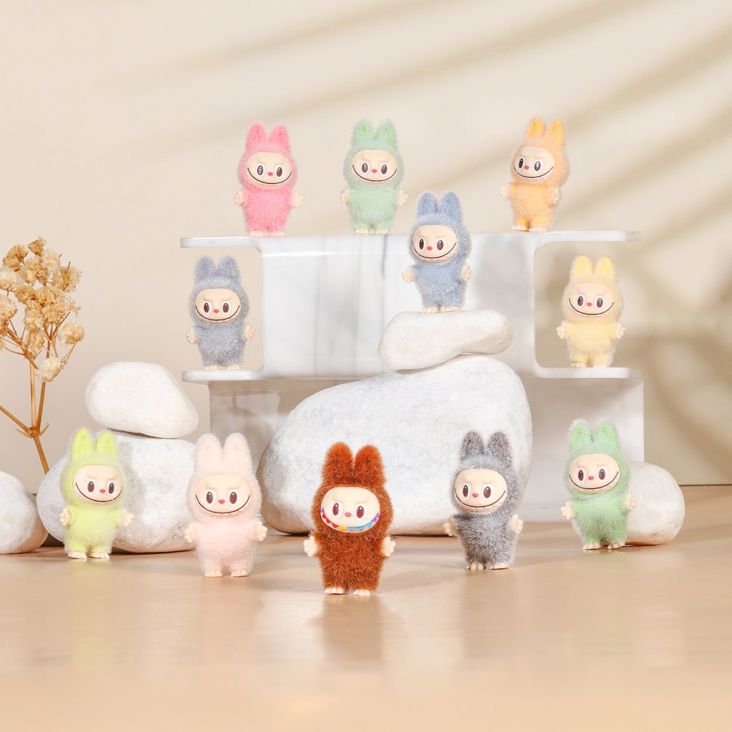 Msd Mini Flocking Labubu Baby Standing Action นั่ง Action เครื่องประดับเด็กน่ารัก