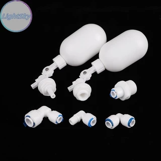 LightSky ระดับน้ําระบบ Reverse Osmosis 1/4 "3/8" วาล์วลอย Aquarium Fish Water Dispenser วาล์วลอย TH