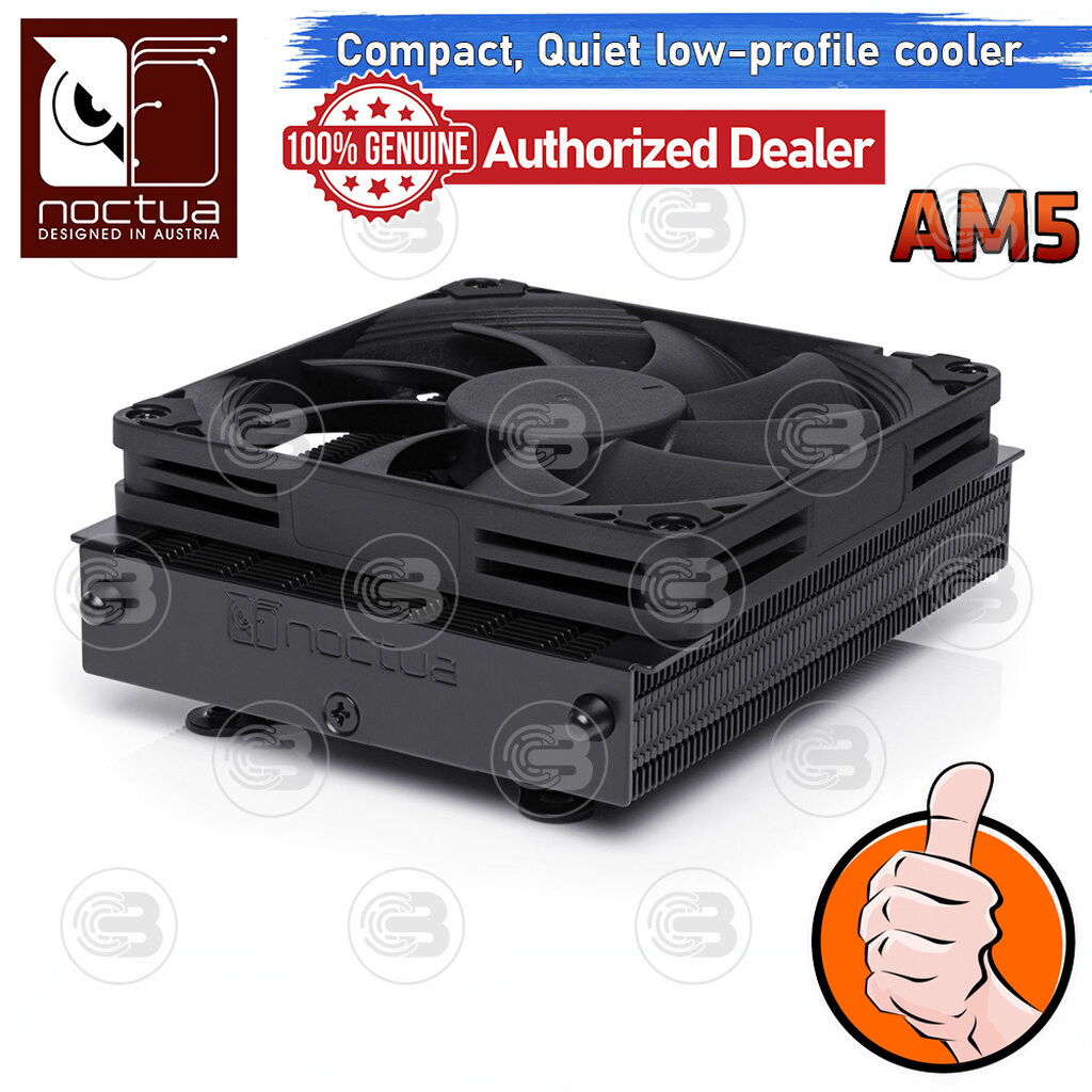 [CoolBlasterThai] Noctua NH-L9a-AM5 Chromax.Black Quiet Low-porfile CPU Cooler (AM5) ประกัน 6 ปี