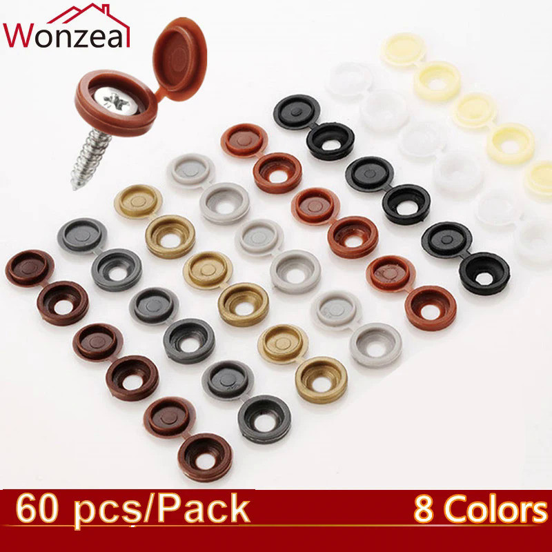 Wood Self-Tapping Screws Wood Screws Furniture Fittings Screw Cover Fasteners Holes Plugs Cap Screws