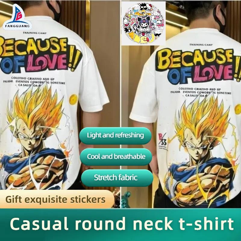 เสื้อยืดผู้ชาย แบรนด์อินเทรนด์ ทันสมัย เหมาะสำหรับฤดูร้อน แขนสั้นและครึ่งแขน สไตล์ลำลองและหล่อ เสื้ออาวุโสและเยาวชน