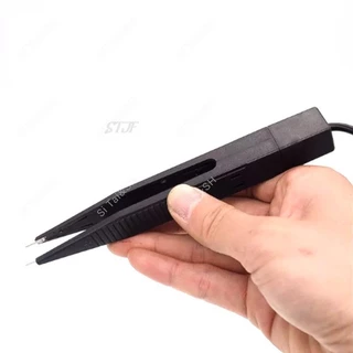 ใหม่ SMD SMT ชิปทดสอบคลิปเมตรตะกั่ว Probe มัลติมิเตอร์ Tweezer ความต้านทาน VEJ30 P18 0.47
