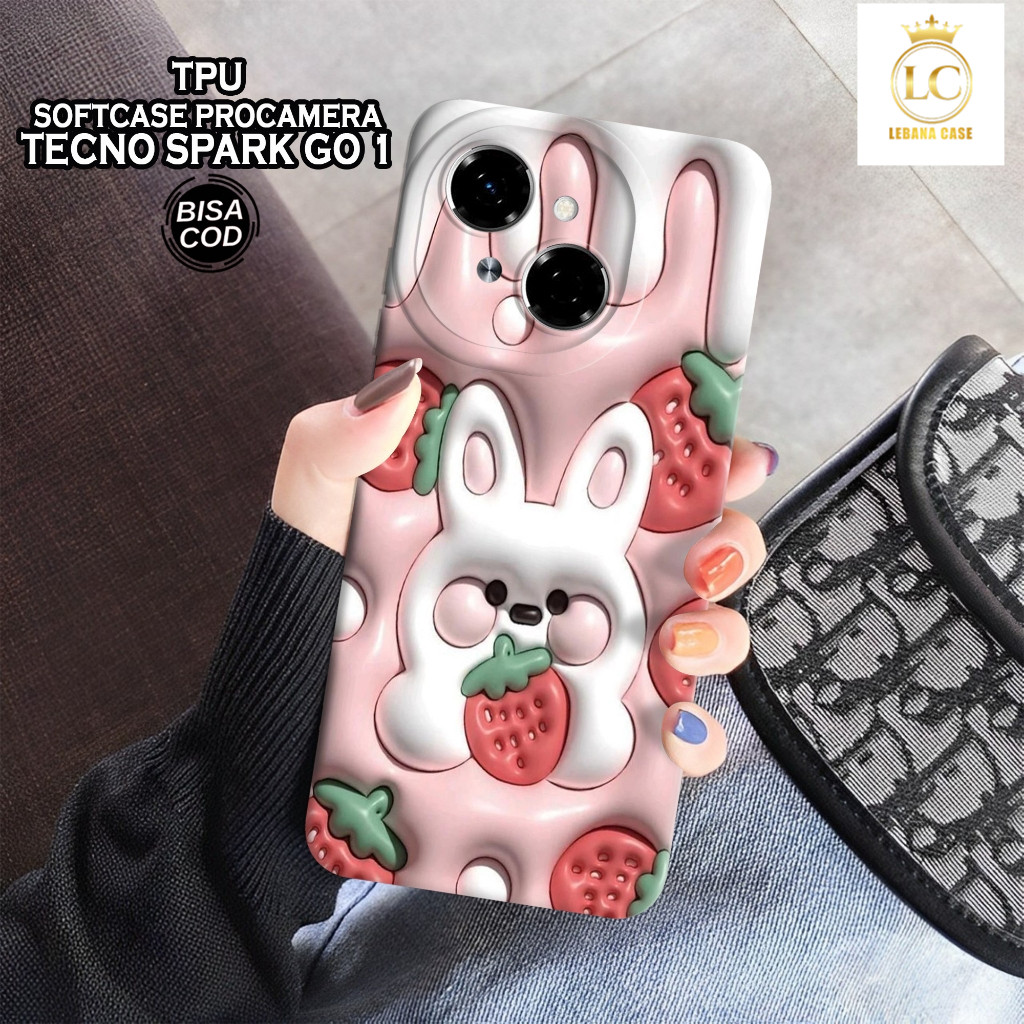 เคส HP ล่าสุด Tecno Spark GO 1 2024 - เคสไอศกรีมแฟชั่น - Tecno Spark GO 1 2024 Softcase - เคสกล้อง P