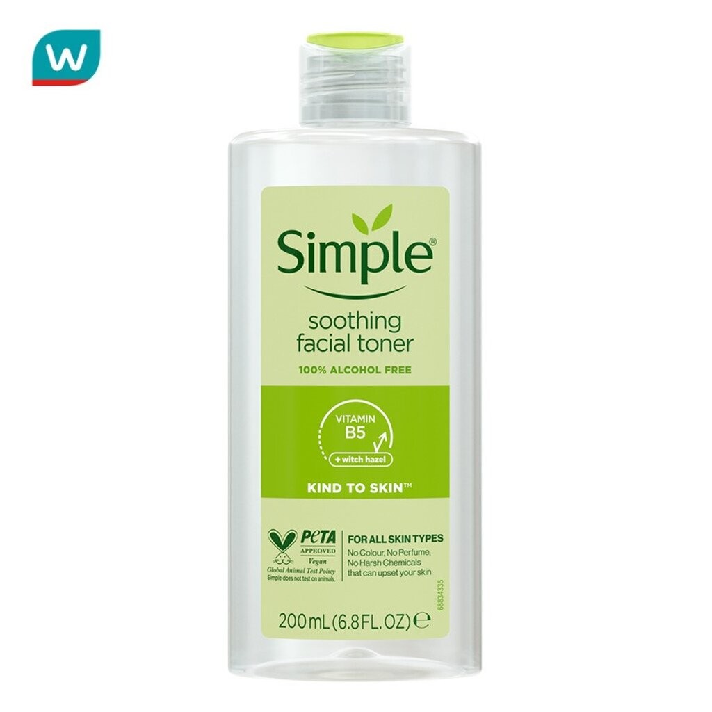 Simple ซิมเพิล ซูทติ้ง เฟเชียล โทนเนอร์ 200 มล.