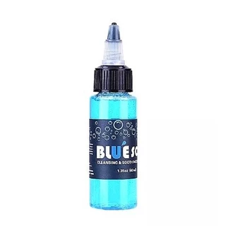40ml Tattoo Blue Soap 200ML Foaming Bottle Skin Relaxing Solution สําหรับ Tattoo Aftercare และทําความสะอาด
