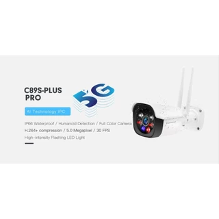 แนะนำ 💥 VSTARCAM C89S PRO 5.0MP+WIFI5.8G กล้องวงจรปิด IP Camera เซลล่าสุด AI คนตรวจจับสัญญาณเตือน