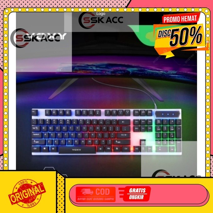 Voxy Astro K358 Gaming USB Keyboard / RGB Gaming USB Keyboard WHOLESALE-COMPUTER