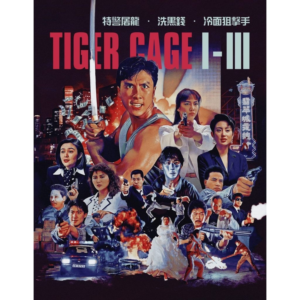 [ภาษาอังกฤษ] Blu-ray HD Movie 4K UHD 1080P Tiger Cage 1 2 3