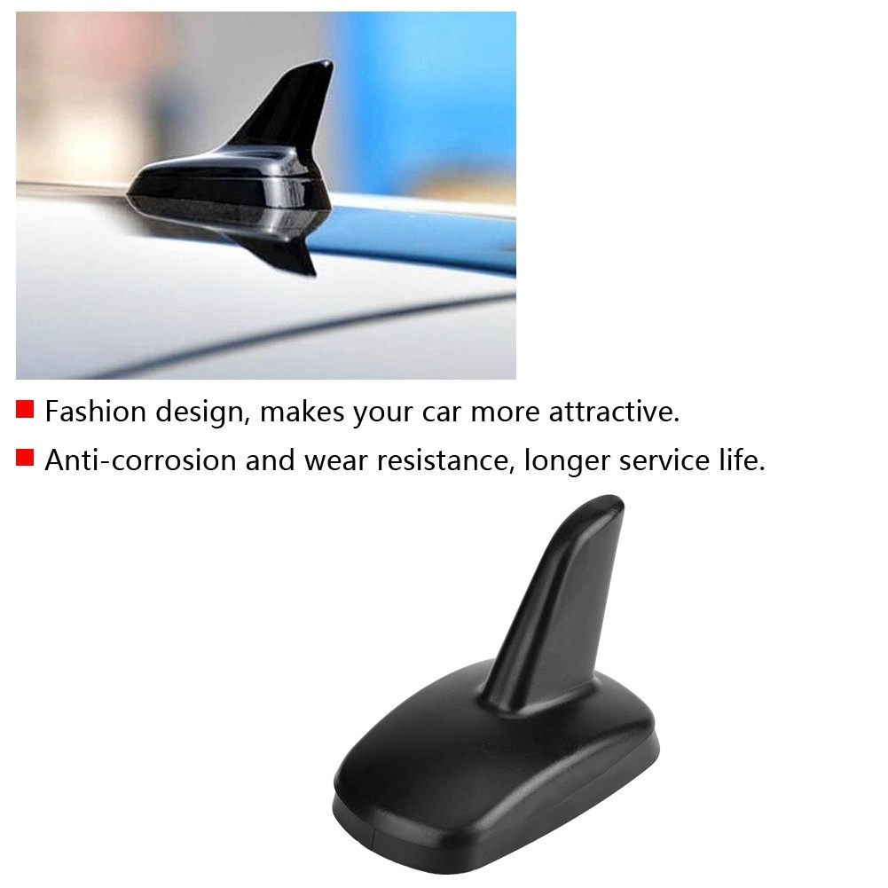 TMA ~ รถ Black Shark Fin หลังคาเสาอากาศตกแต่งสําหรับ AUDI A3 2016-2018 3897ZIY