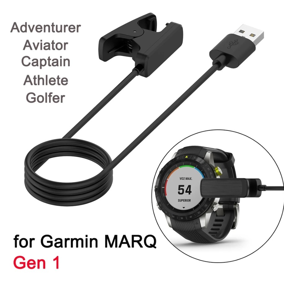 ที่ชาร์จสําหรับ Garmin MARQ Gen 1 (Athlete / Adventurer / Captain / Golfer / Aviator) สายชาร์จ USB อุปกรณ์เสริมสมาร์ทวอทช์