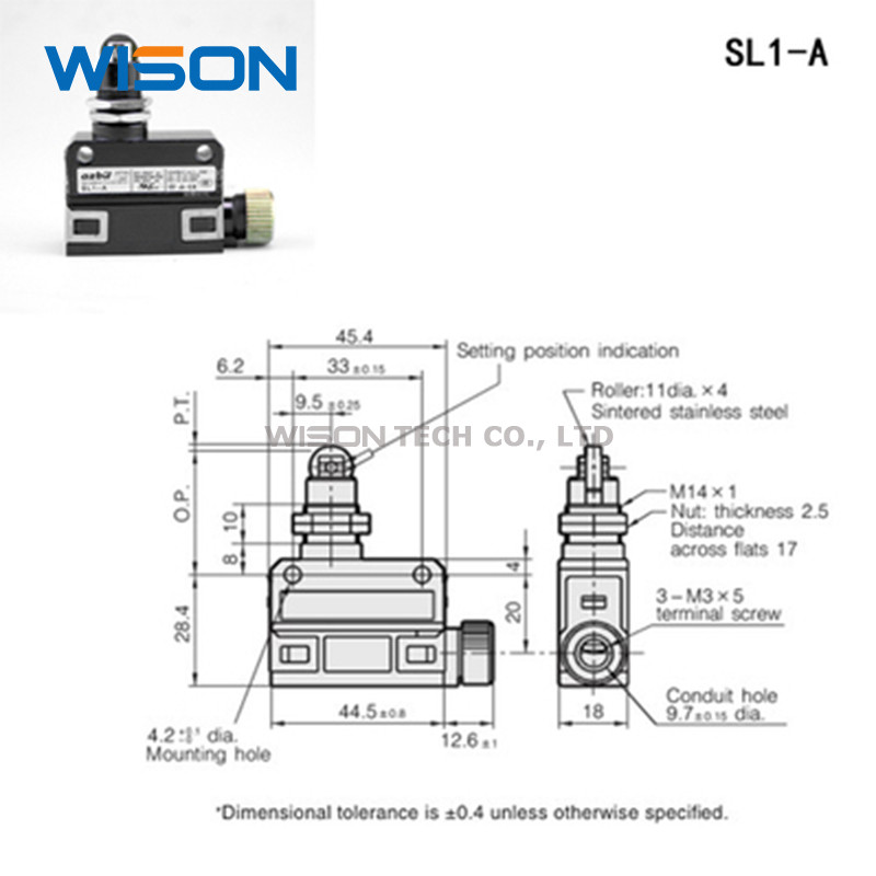 ฟรี Shippin โมดูลเดิม Micro Limit Switch SL1-A SL1-B SL1-D SL1-E SL1-H SL1-PE005 SL1-P SL1-AK SL1-EK