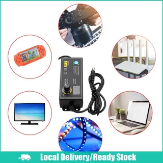 [จัดส่งในพื้นที่] อะแดปเตอร์จ่ายไฟ 3-36V ของสหราชอาณาจักรที่ปรับได้สําหรับเครื่องเล่นเกม Moto