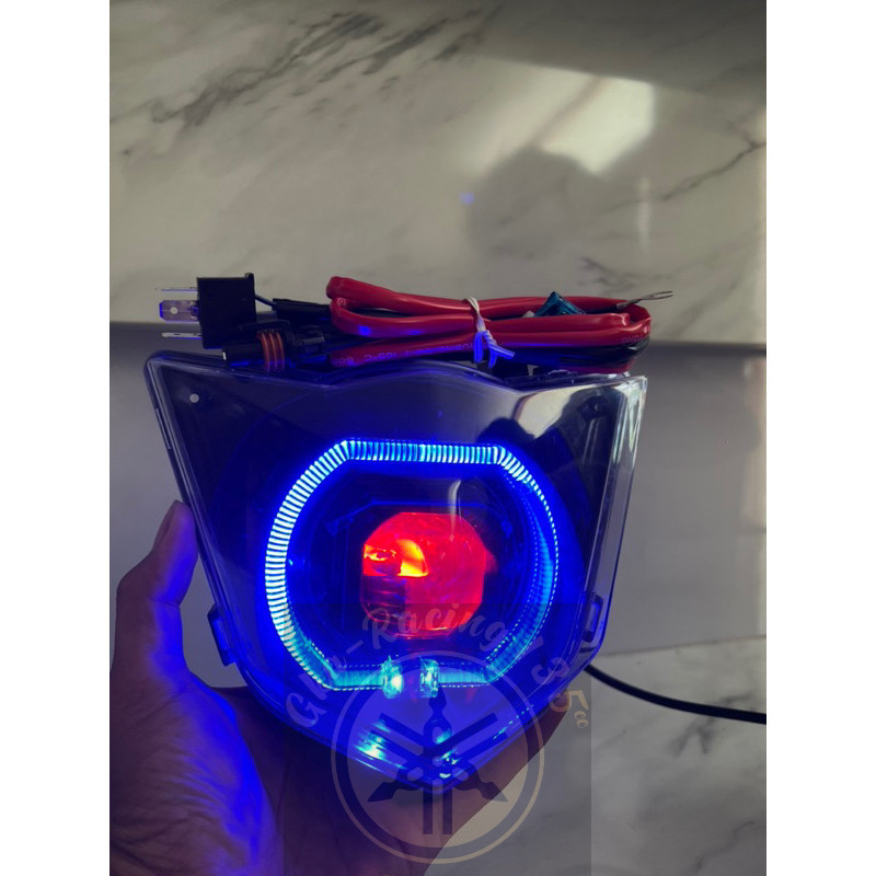 WR155 WR 155 ไฟหน้าบิลน้ําดี Matrix x1 + ขั้วรีเลย์คุณภาพดี A1