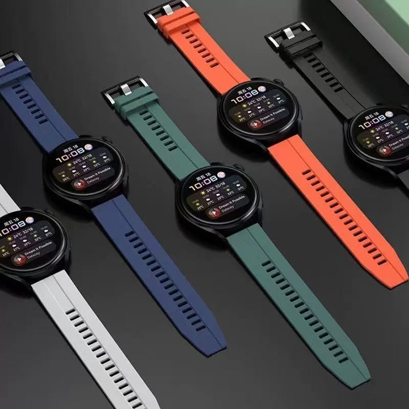สายgarmin active5/vivoactive3/vivoactive4/venu sq2/venu3สายนาฬิกา20มม22มมชิลิโคน165/245/255/55/265